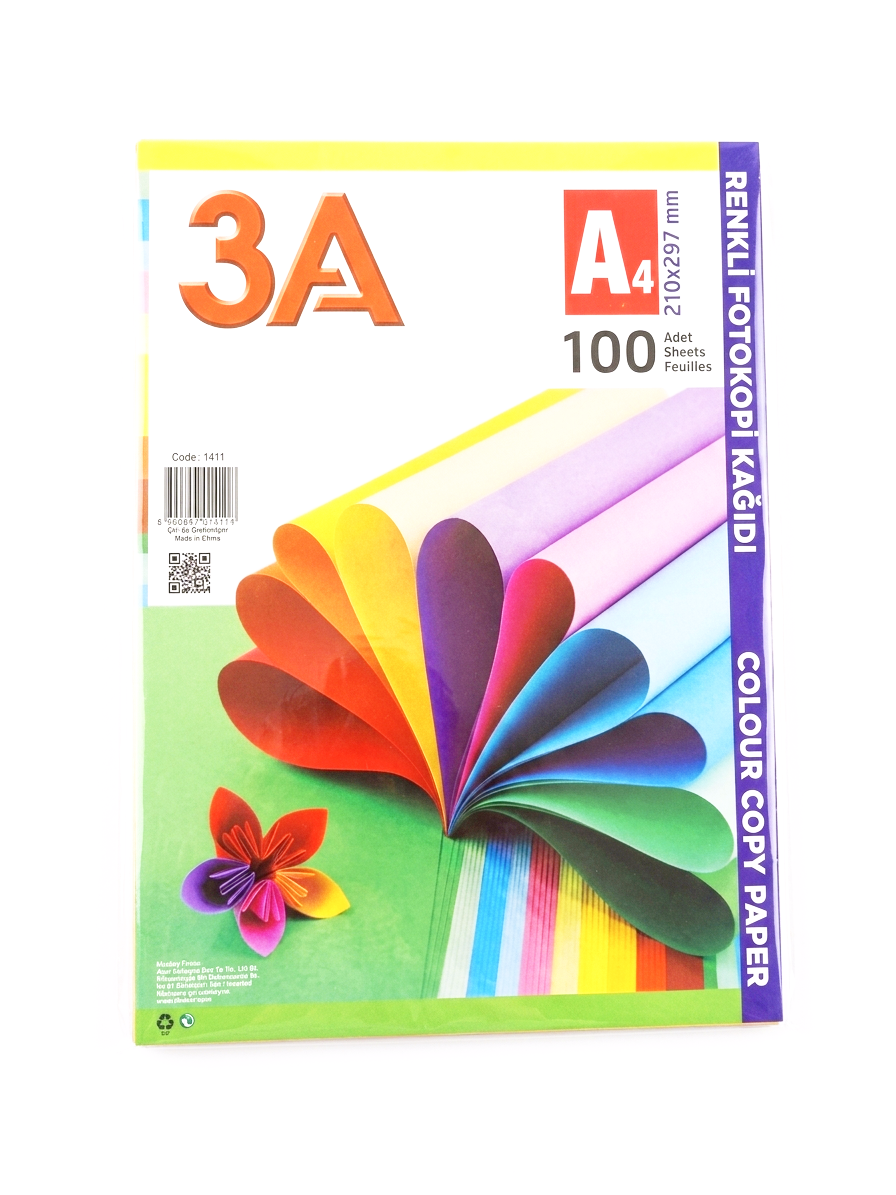 Xerox papier A4 80g / 100ks farebný mix intenzívny ARK