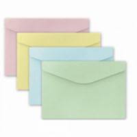 Obálka A4 suchý zips pastel modrá