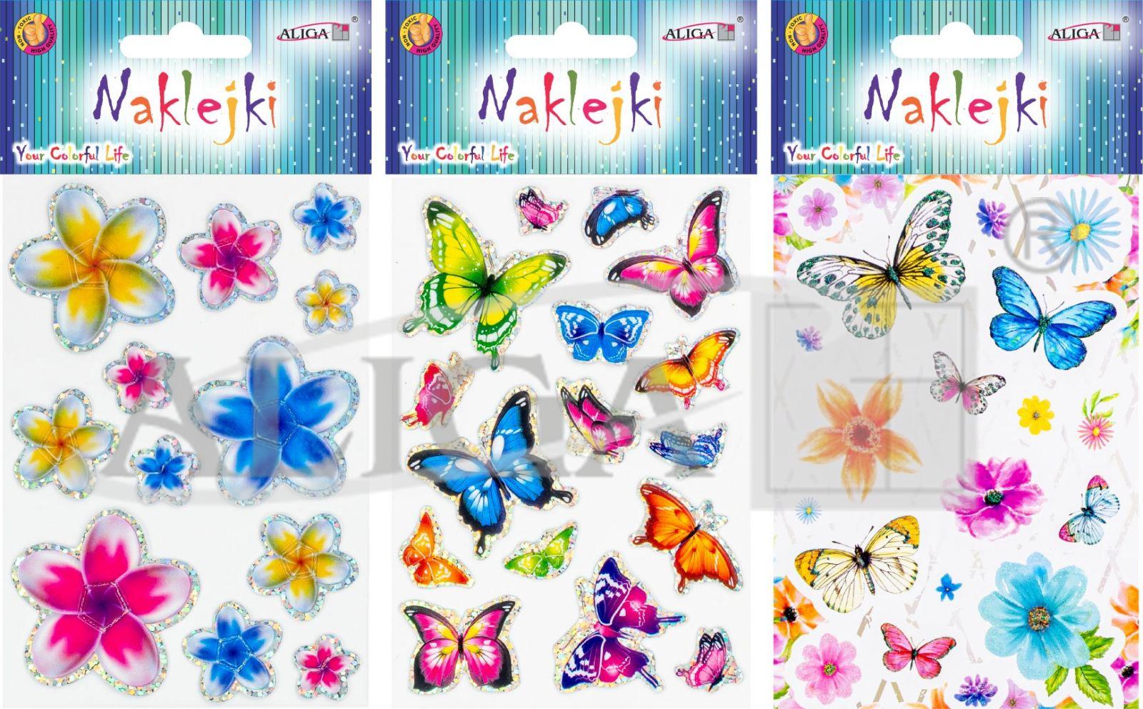 Nálepka Kvet/Motýľ NK 8931 Aliga
