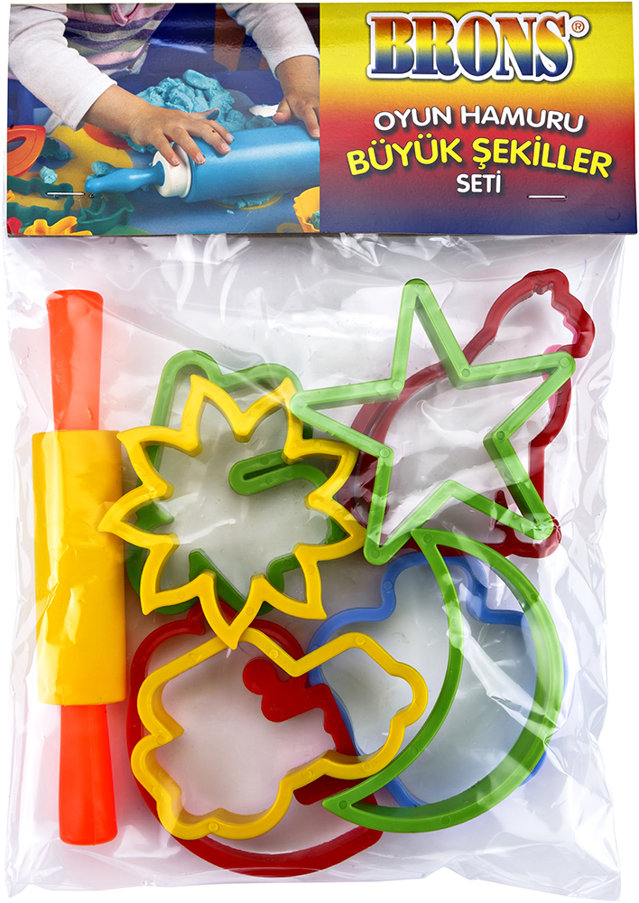 Valček+formičky Veľké tvary Brons BR-474