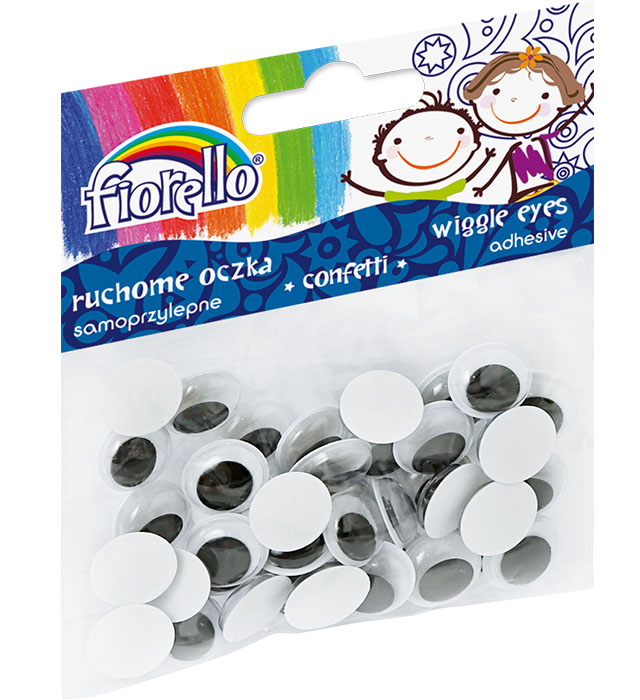 Nalepovacie oči 15mm/40ks KW