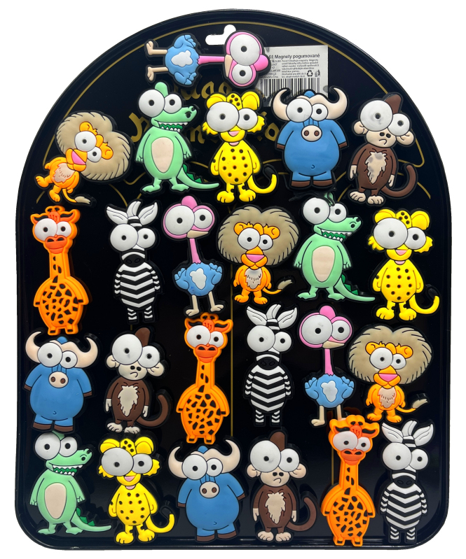 Magnetky pogumované ZOO PK19-61