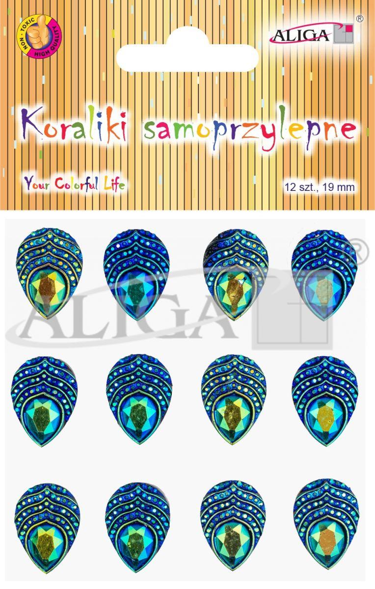 Nálepka diamant "Pávie oká" JET-3089