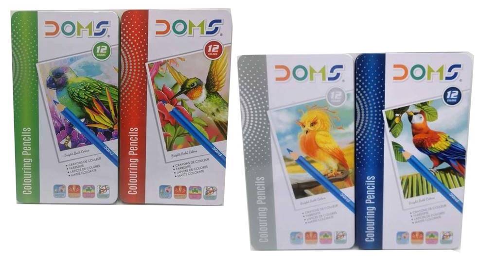 Pastelky DOMS v plechovom boxe/12ks PK2-81