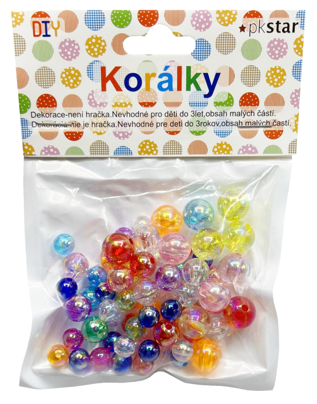 Korálky farebné MIX veľkostí PK510-79