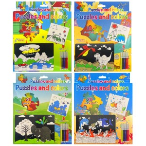 PUZZLE vyfarbovacie 26x26cm PK160-5