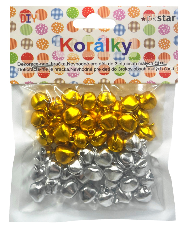 Rolničky zlaté+strieborné PK590-41