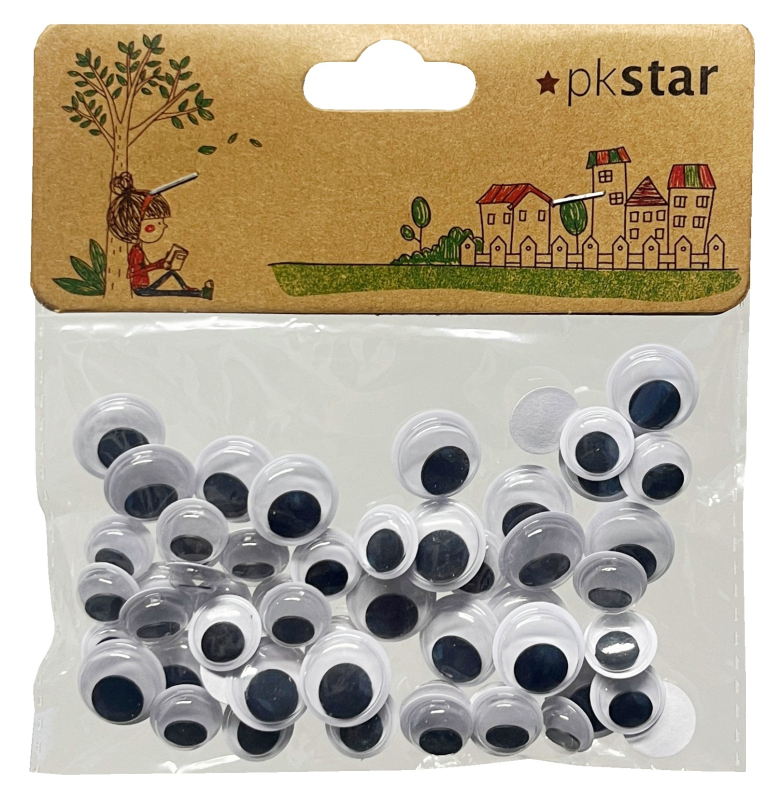 Nalepovacie oči Mix veľkosti PK63-2