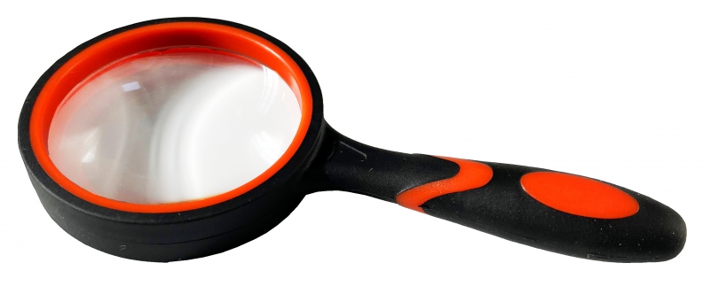 Lupa pogumovaná 6,5cm PK176-7