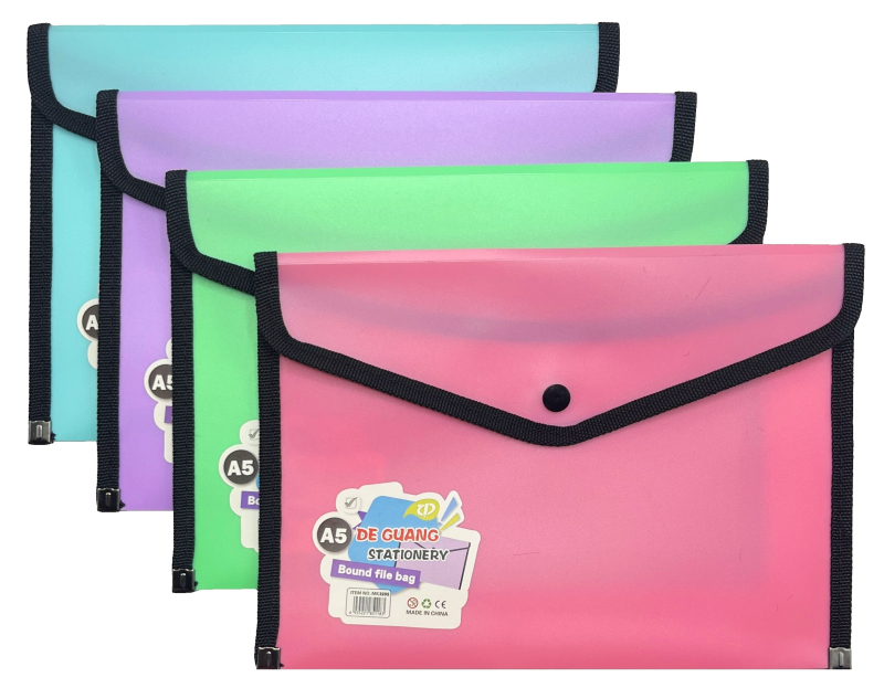 Obálka A5 s cvokom Pastel PVC PK81-7