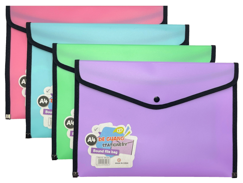 Obálka A4 s cvokom Pastel PVC PK81-8 
