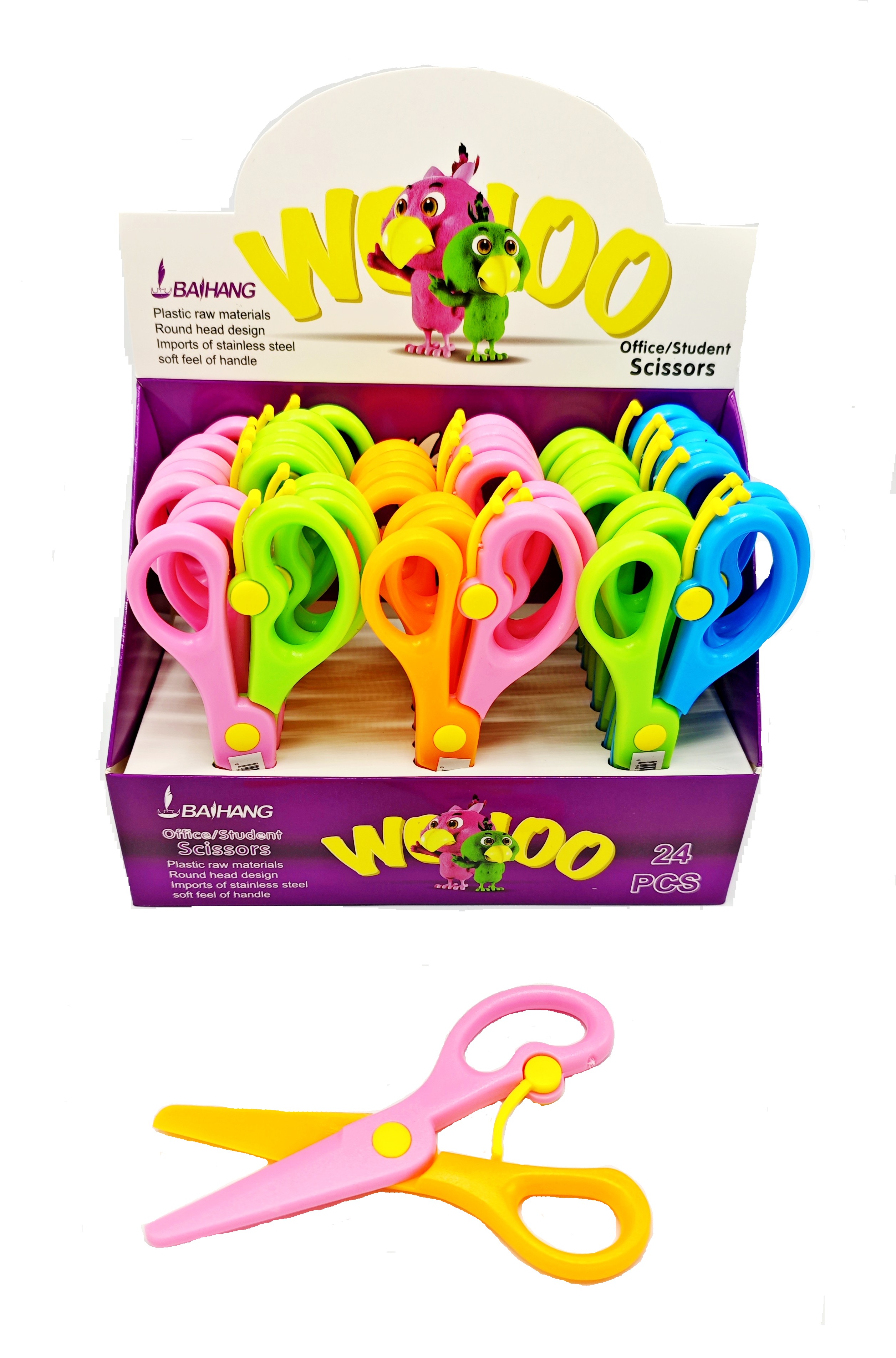 Nožnice detské plastové 14cm PK12-42