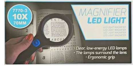LUPA LED svietiaca 70mm PK176-15