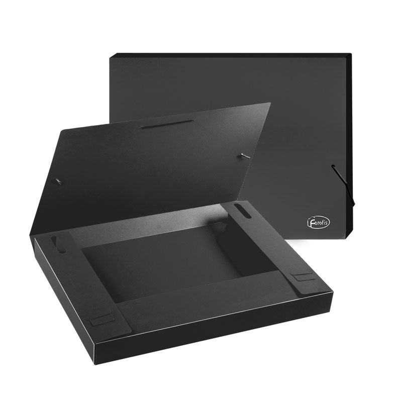 Box A4 s gumičkou čierny C91164