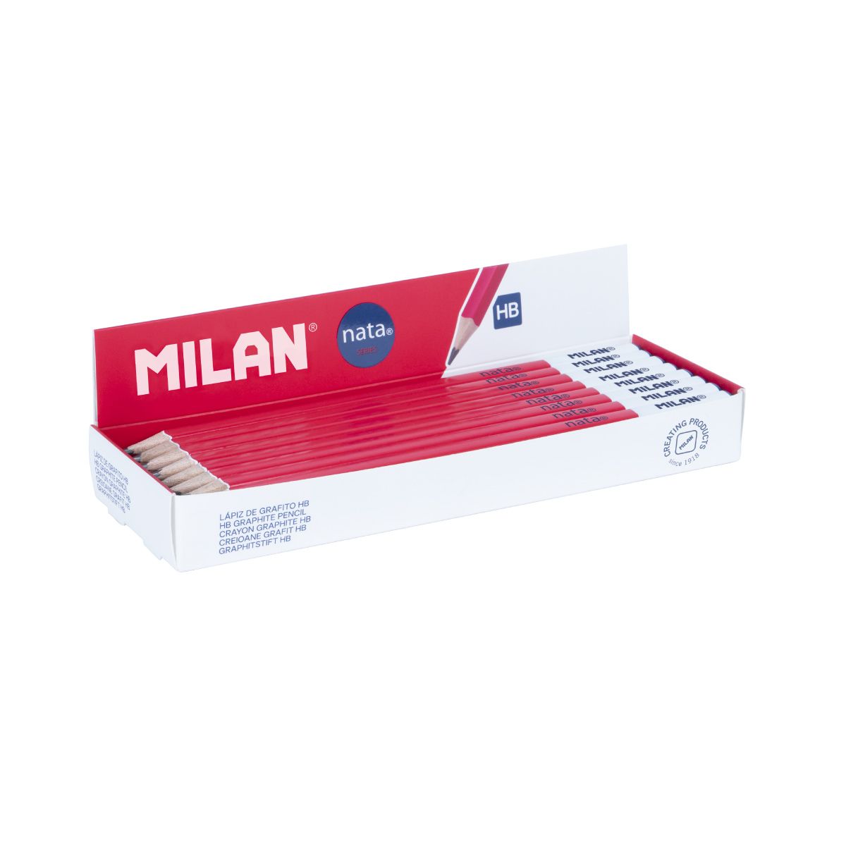 N - Ceruzka MILAN HB štvorhranna