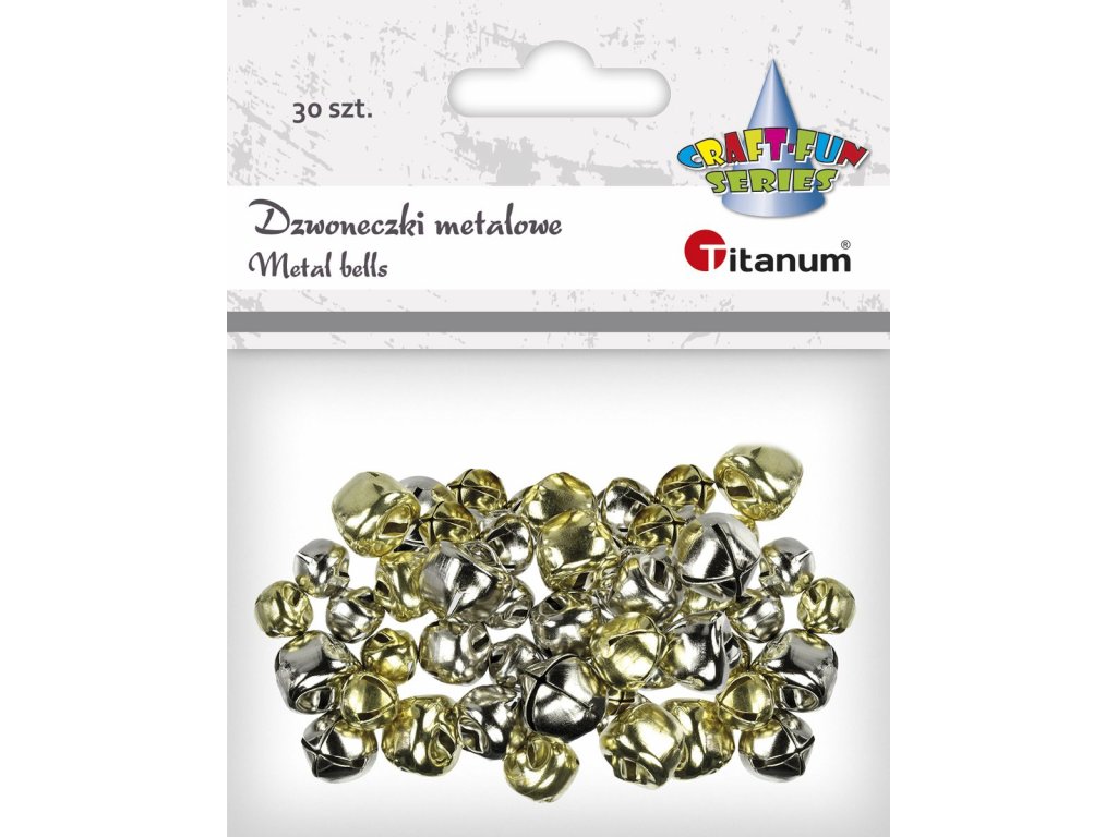 Rolničky /30ks zlaté+strieborné TIT 307918