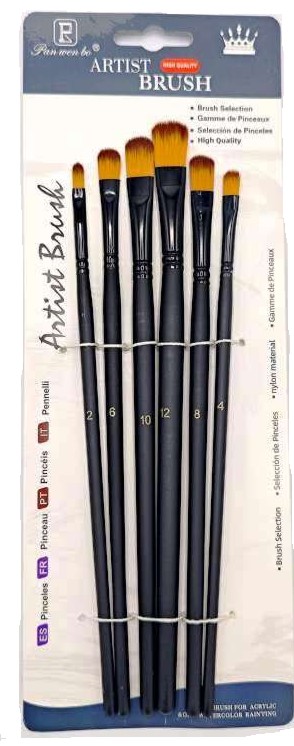 Štetec sada /6ks PK52-45 jazýčkový