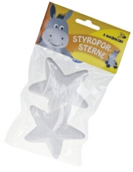 Polystyrénové hviezdy /2ks, veľkosť 10cm