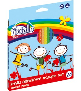 Pastelky Fiorello/24 trojhranné
