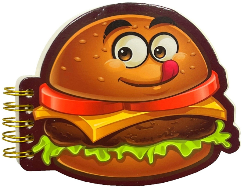 Notes špirál BURGER PK59-4 12x10cm