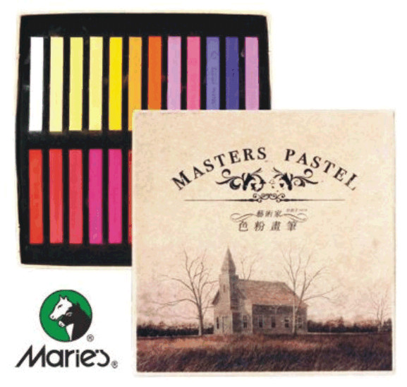 Pastel suchý Masters 24 ks