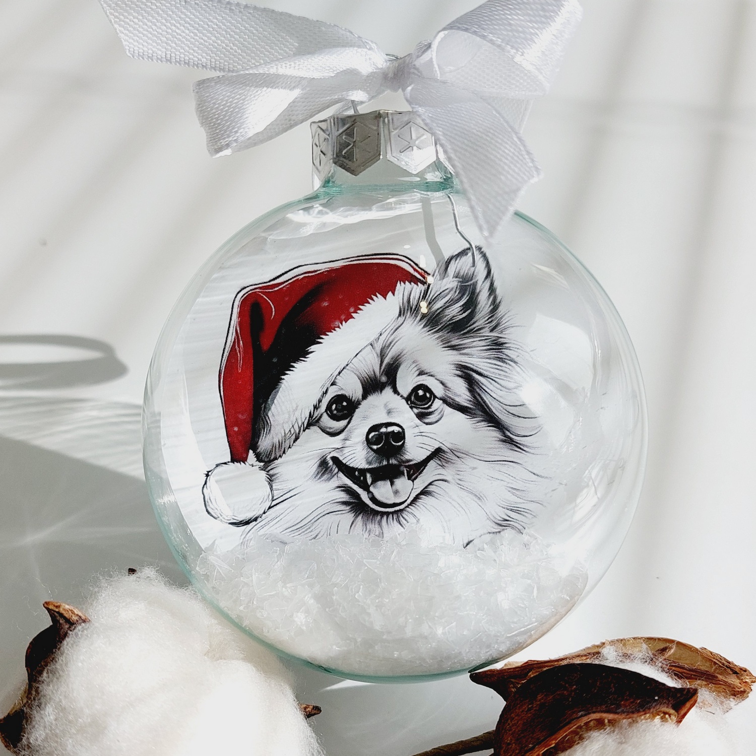 Sklenená guľa  Pomeranian