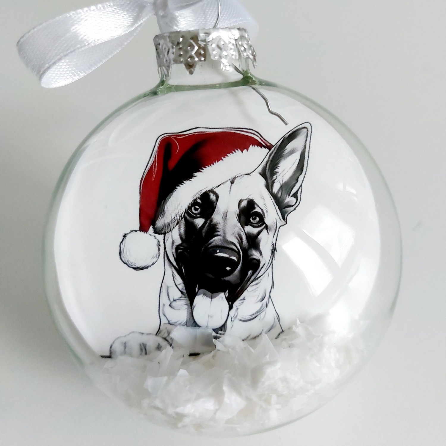 Sklenená guľa  Malinois