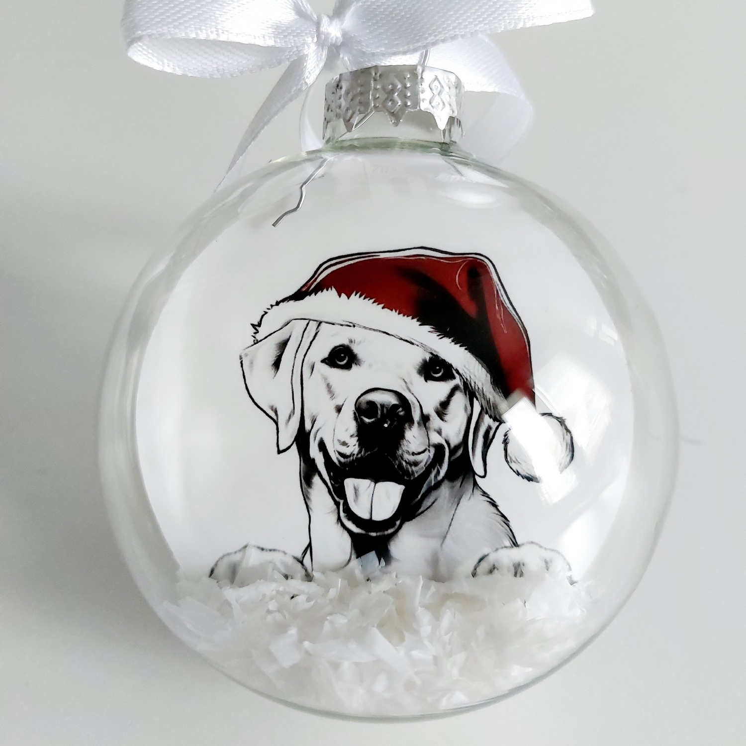 Sklenená guľa  Labrador