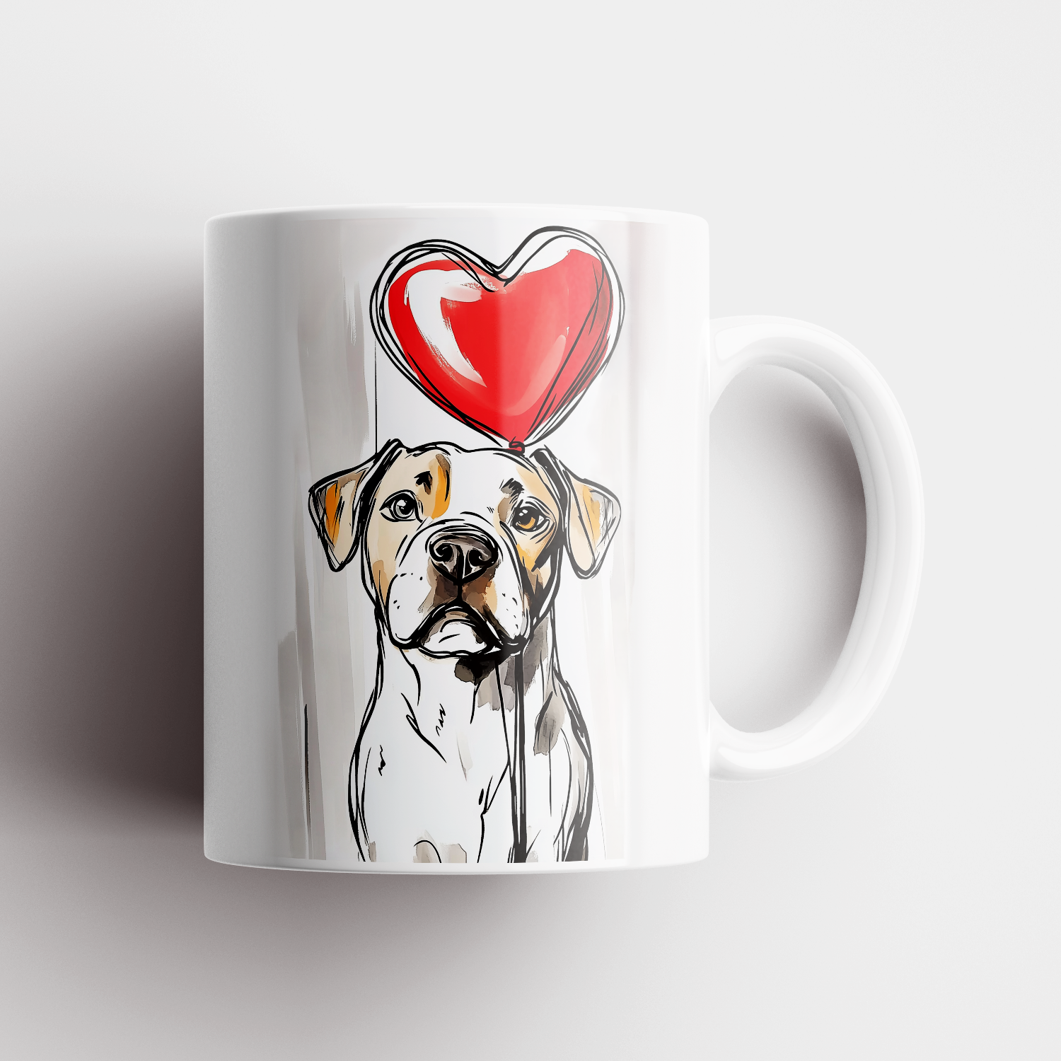 Valentínsky hrnček pitbulteriér 1