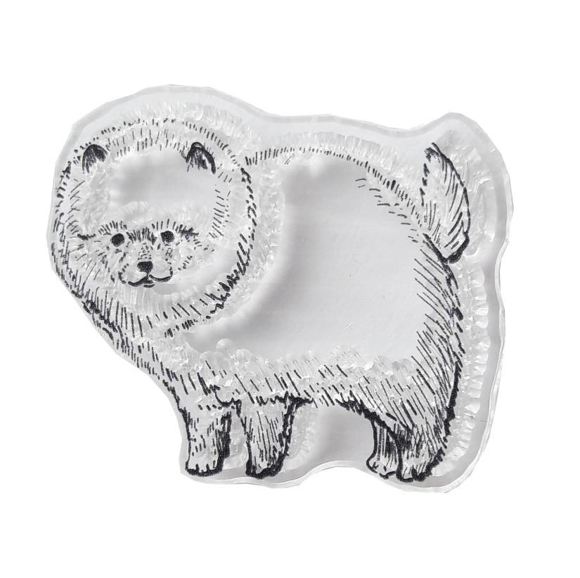 Silikónové razítko Pomeranian