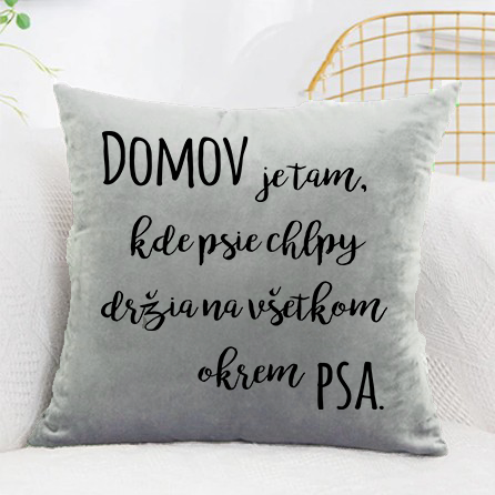 Vankúš Domov so psom