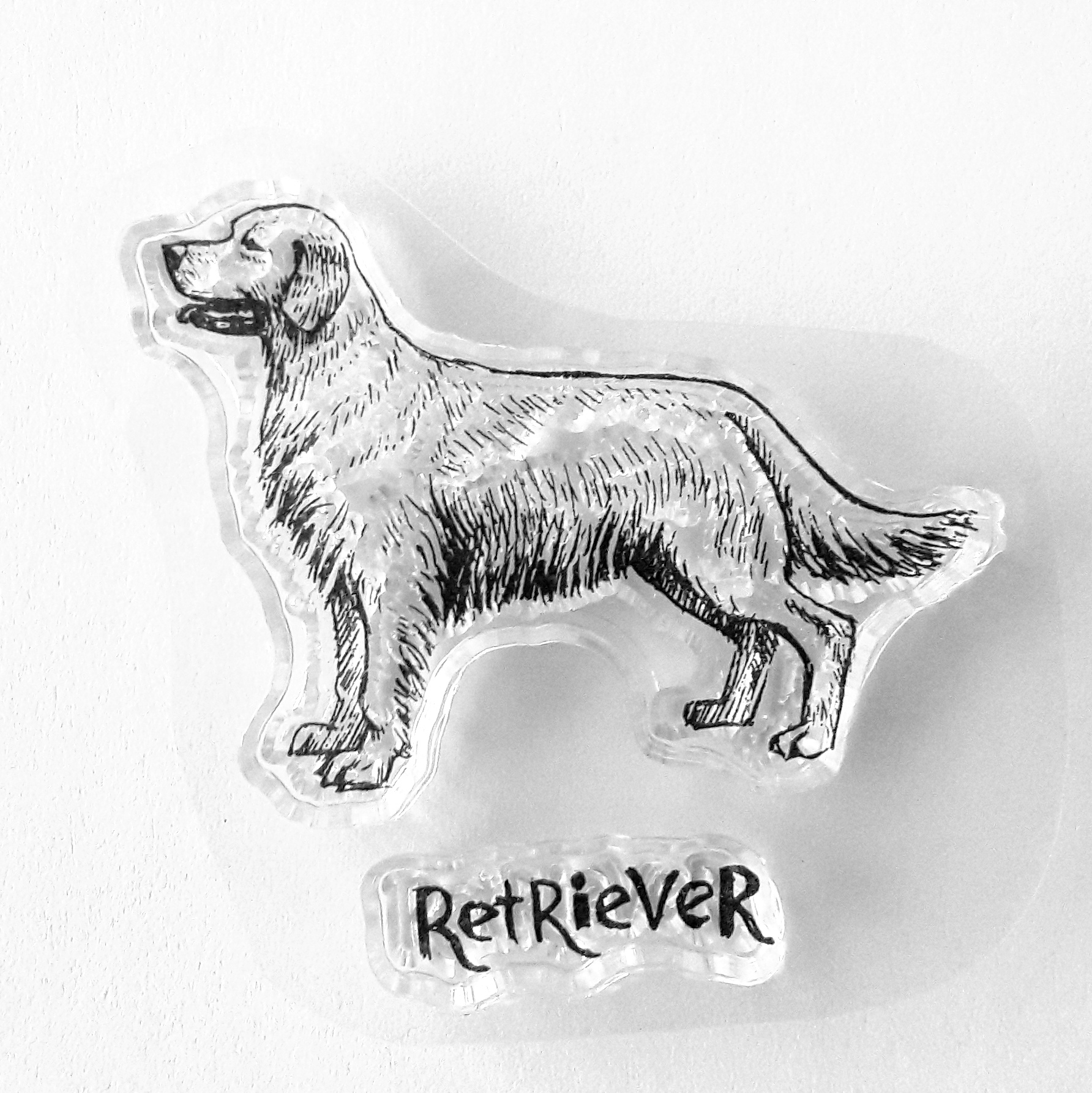 Silikónové razítko Zlatý retriever