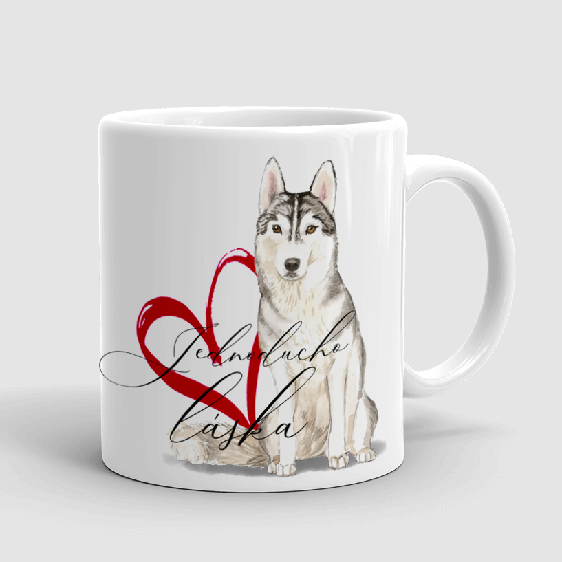Hrnček sibírsky husky - jednoducho láska