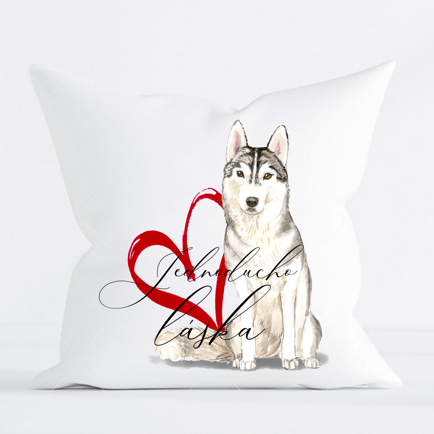 Vankúš Husky - jednoducho láska