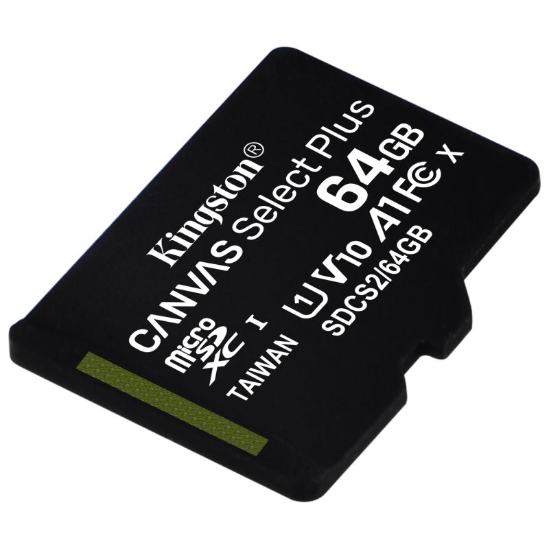 KINGSTON Canvas SELECT Plus Micro SDXC 64GB Class 10 UHS-I 