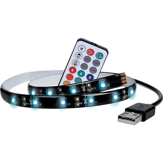  LED sv.pásRGB pre TV, 2x50cm USB vypínač +DO