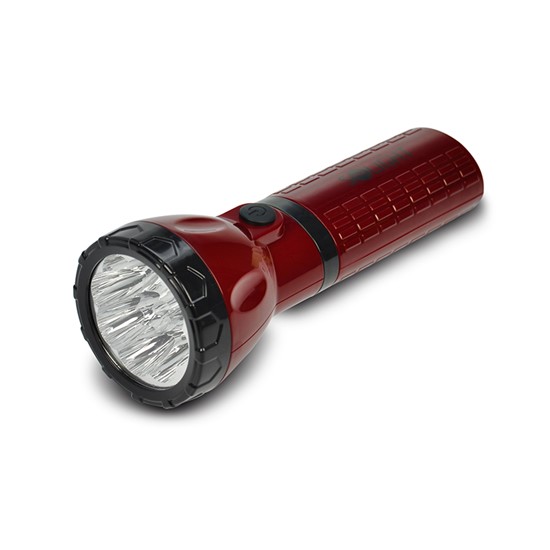 nabíjacie LED svietidlo, plug-in, Pb 800mAh, 9xLED, červeno čierna