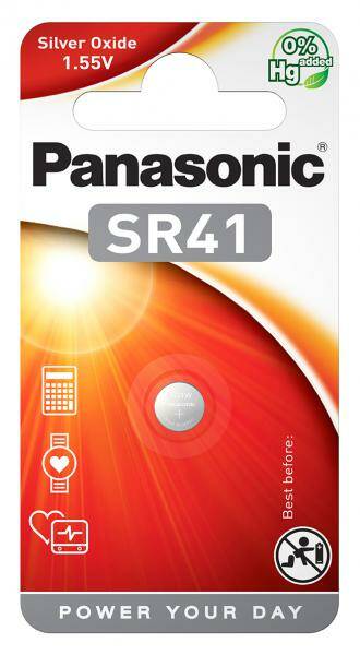 Panasonic batéria gombíková SR41, blister 1ks