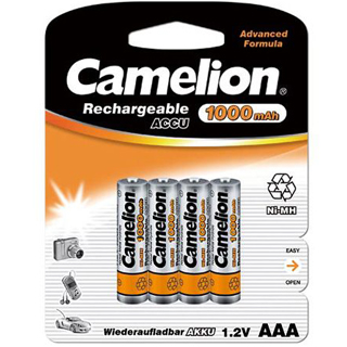 CAMELION Batérie nabíjateľné AAA 4ks NI-MH 1000mA 