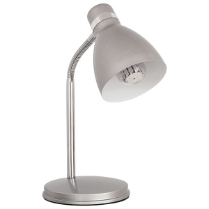 Stolná lampa Zara HR-40-SR, E14 strieborná