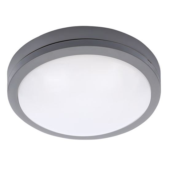 LED vonkajšie osvetlenie Siena, sivé, 20W, 1500lm, 4000K, IP54, 23cm