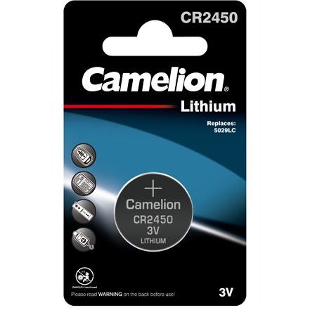 CAMELION CR2450, Lítiová batéria, 3.0V 550 mAh,