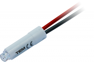 LED dióda 230V AC/DC 0,40W na podsvietenie, červená / IA20RD-P