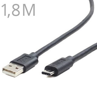 GEMBIRD Kábel USB 2.0 - USB 3.1 Type C 1,8M CCP-USB2-AMCM-6