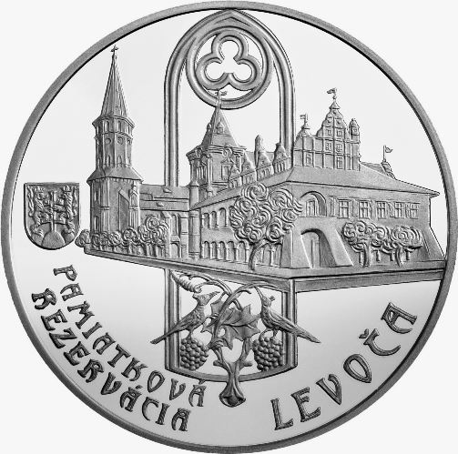 20 euro 2017 Slovensko BK, Pamiatková rezervácia Levoča