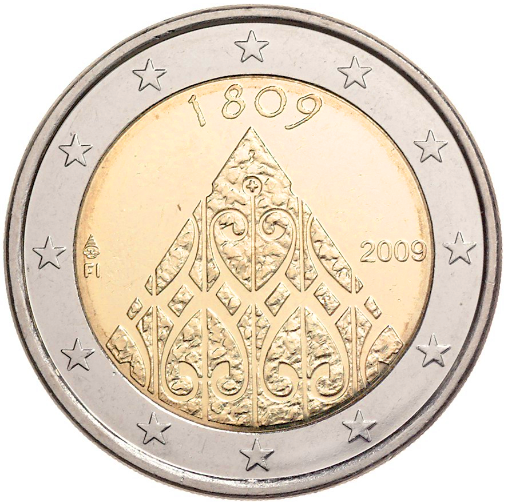 2 euro 2009 Fínsko cc.UNC, Fínska autonómia