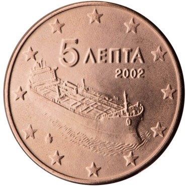 5 cent 2011 Grécko ob. UNC