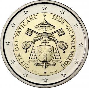 2 euro 2013 Vatikán cc.BU, Sede Vacante