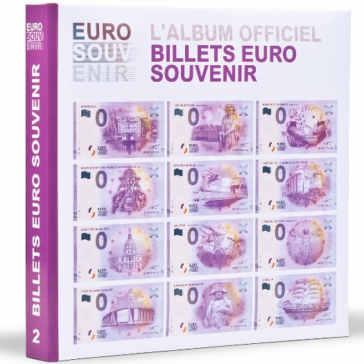 Album Ilustrovaný "0 Euro Souvenir banknotes" Francúzsko, diel 2 (ALBBT2/2)