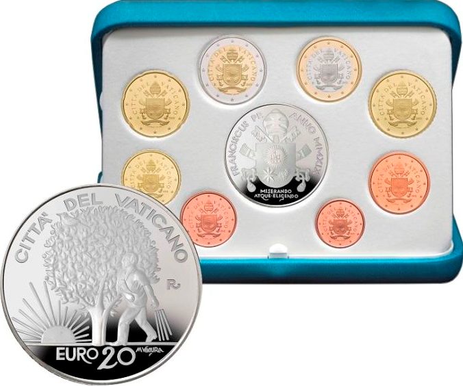 SADA 2019 Vatikán PROOF + Ag 20 euro (23,88 €)